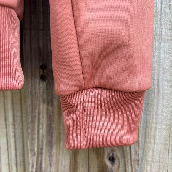 Adidas Women’s NWOT XS Pink Zip-up Track Jacket  Zipper Close Pockets Coral - Picture 8 of 8